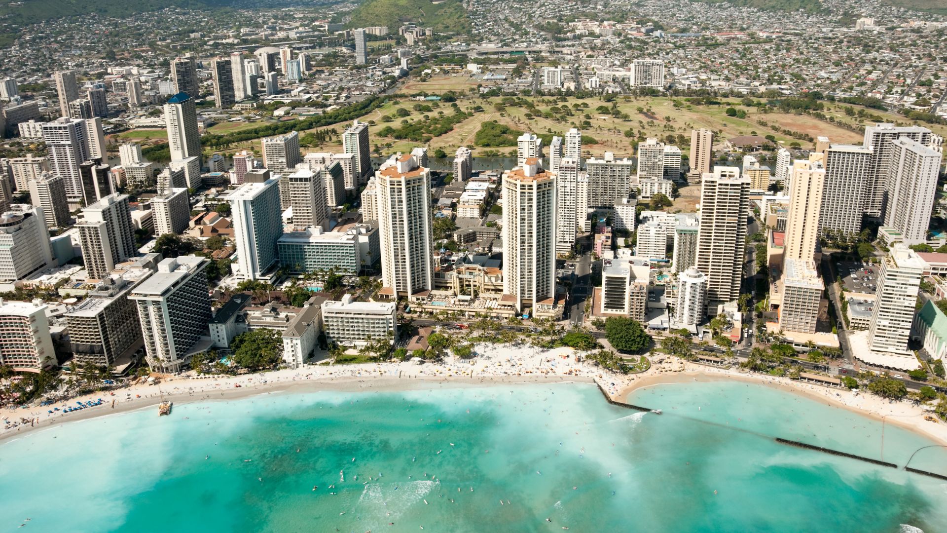 View of Oahu, Hawaii