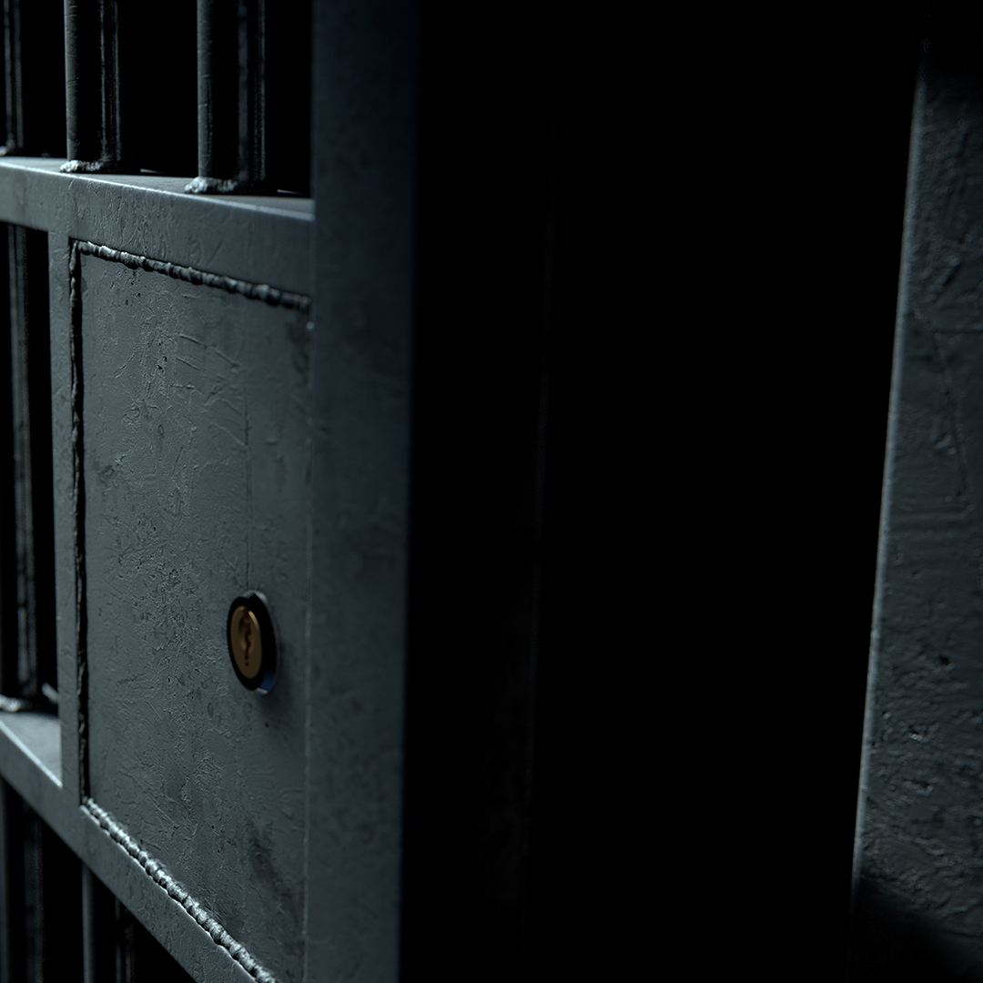 An open Jail cell door