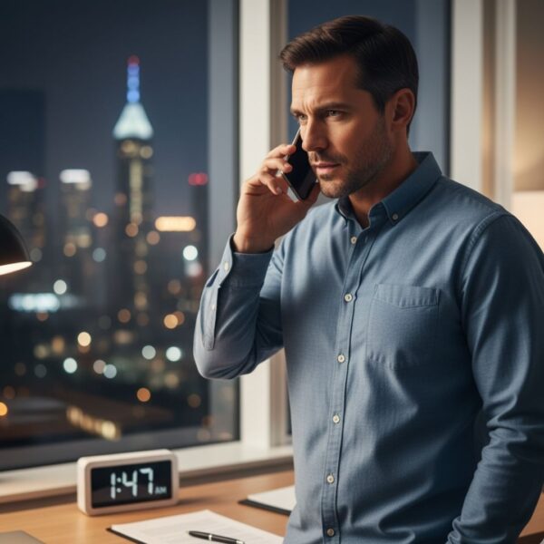 talking on the phone