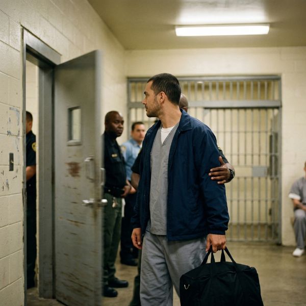 man in detention center